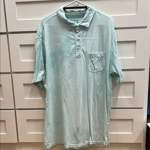 Fish Hippie XXL Men's Light Blue Polo Shirt
